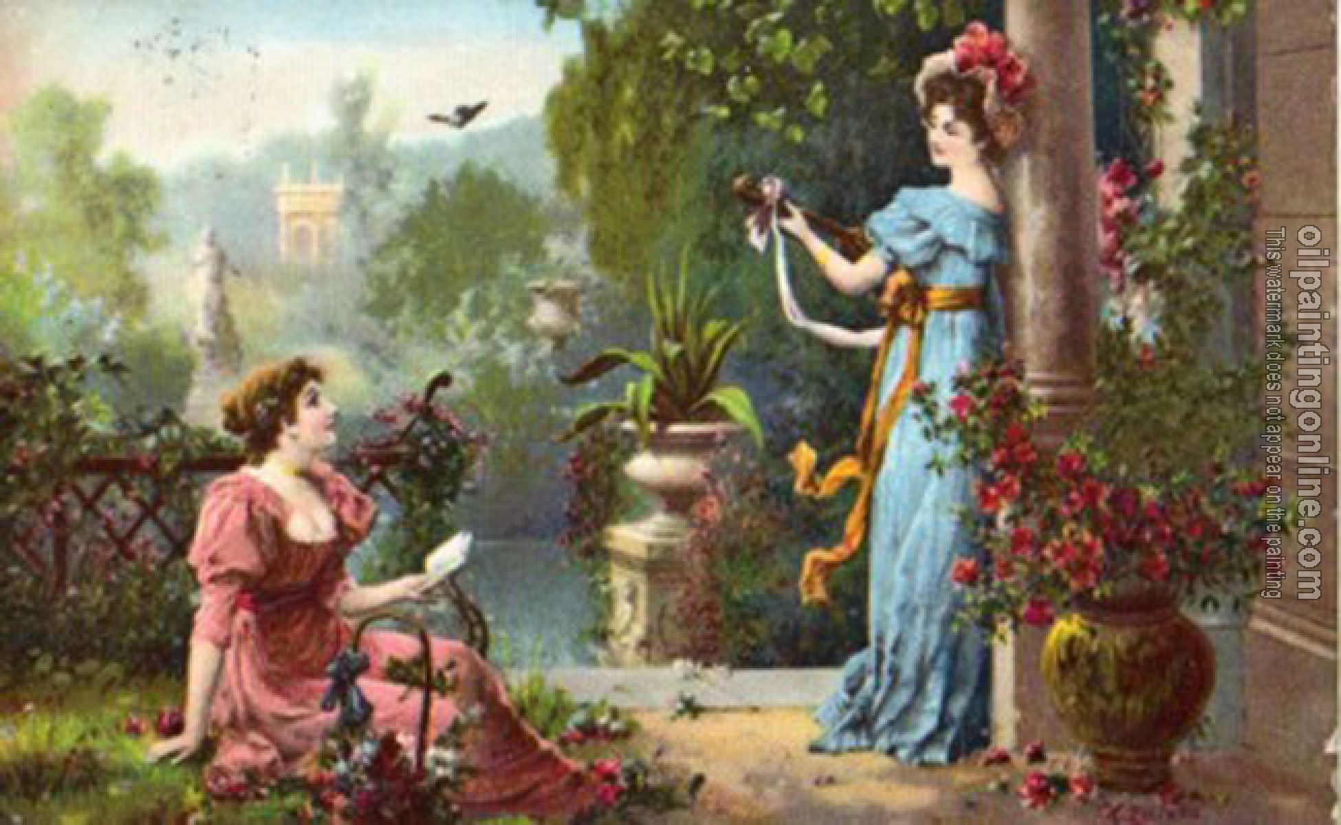 Zatzka, Hans - Hans Zatzka canvas painting VI